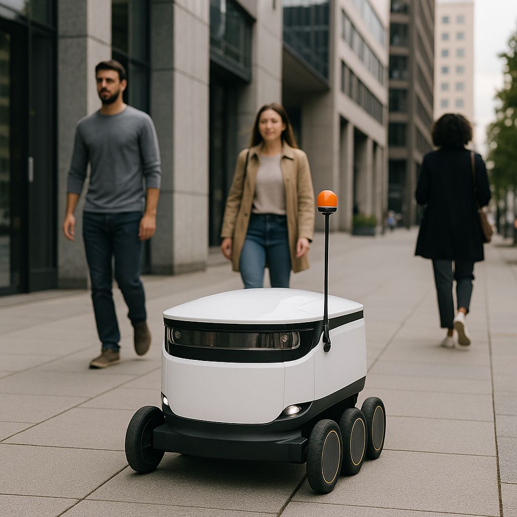 Wie autonome Lieferroboter die urbane Logistik neu gestalten