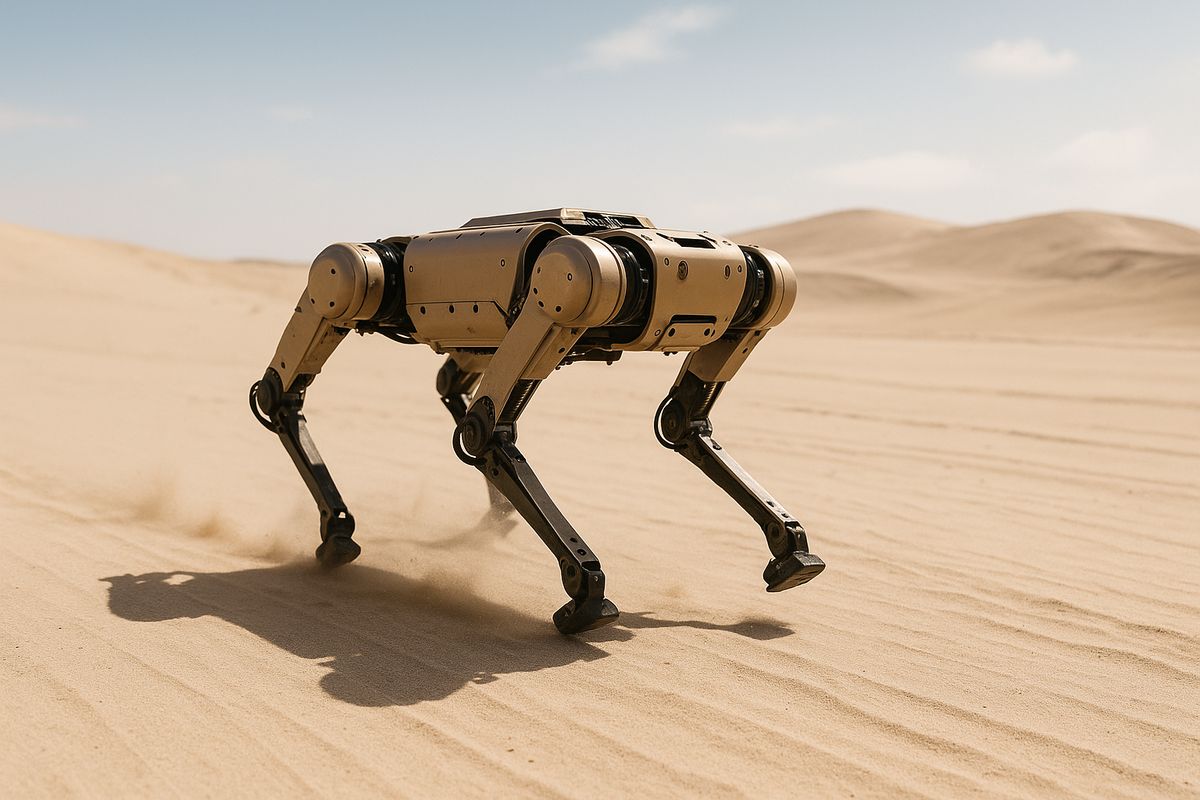 Wie Roboter das Laufen auf dem Mars lernen – in der Wüste